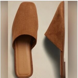 NWT Banana Republic Cognac Brown Women's Shoes Soft‎ Suede